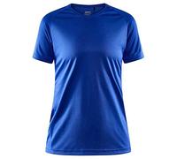 Craft Core Unify Training Tee W Women's Sports T-Shirt XL Club Cobolt Recycled Polyester Soft and Functional with Quick Dry Function Optimal Moisture Wicking