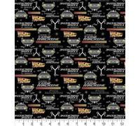 Craft Cotton Co. 100% Cotton Back to The Future - Flux Capacitor 110cm Wide Ideal for Crafts, displays, Table Decoration and as a Dress Fabric