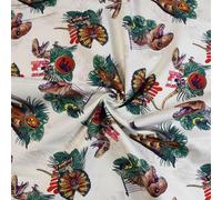 Craft Cotton Company 100% Cotton Jurassic Park Opulent Jungle 110cm Wide Childrens Craft Fabric Material for Quilting, Sewing; Sold by Metre (Dinosauria)