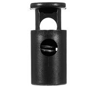 Craft County 1/4 Inch Heavy Duty Barrel Cord Lock Toggle Stop Sliders - Use with Paracord, Drawstrings, Accessory Cordage and More (5 Pack)