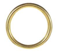 Craft County Brass O-Rings - Inside Diameter Size Options (1/2, 3/4, 1, 1-1/4, 1-1/2 or 2 Inches) - Pack Sizes from 2-100
