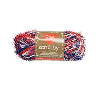 Craft County Red Heart Scrubby Polyester Specialty Yarn, Multiple Colors