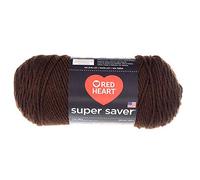 Craft County Size 4 (Medium) 100% Acrylic Fiber Yarn - Variety of Color and Pattern Options - for Crochet, Knitting, and Weaving (Coffee)