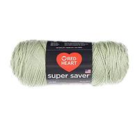 Craft County Size 4 (Medium) 100% Acrylic Fiber Yarn - Variety of Color and Pattern Options - for Crochet, Knitting, and Weaving (Frosty Green)
