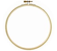 Craft County Wooden Embroidery Hoops - for Creating Fabric Art, Clothing, and Home Decorations (6 Inches)