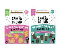 Craft & Crumb Baking Kits, Funky Mix Biscuits and Brownie Dippers, 2 popular Bake and Decorate Activities