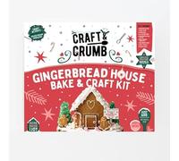 Craft & Crumb Gingerbread House Bake & Craft Kit - Gift For Boys & Girls - Christmas Baking Set - Activity For Family
