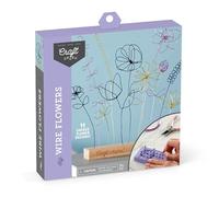 Craft Crush Wire Flowers - Create Unique Craft Wire Flower Designs with Easy to Use Tool and Guide with Display Stand - for Teens and Adults Ages 12, 13, 14, 15 and Up