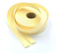 Craft Cult 40mm Wide Plain Bias Binding Tape - 25 Metre Roll (111 - Butter Cream)