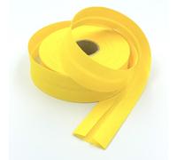 Craft Cult 40mm Wide Plain Bias Binding Tape - 25 Metre Roll (17 - Yellow)