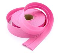 Craft Cult 40mm Wide Plain Bias Binding Tape - 25 Metre Roll (25 - Candy Pink)