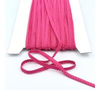 Craft Cult 6mm Mini Pom Pom Trim Braid - 25 Metre Roll (314 - Cerise Pink)