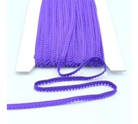 Craft Cult 6mm Mini Pom Pom Trim Braid - 25 Metre Roll (404 - Purple)