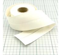 Craft Cult Extra Wide 60mm Plain Bias Binding Tape - 25 Metre Roll (0 - Natural with Seeds)