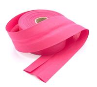 Craft Cult Extra Wide 60mm Plain Bias Binding Tape - 25 Metre Roll (114 - Cerise Pink)