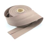 Craft Cult Extra Wide 60mm Plain Bias Binding Tape - 25 Metre Roll (131 - Mink Brown)