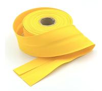 Craft Cult Extra Wide 60mm Plain Bias Binding Tape - 25 Metre Roll (18 - Duster Yellow)