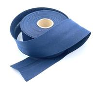 Craft Cult Extra Wide 60mm Plain Bias Binding Tape - 25 Metre Roll (50 - Dark Navy Blue)