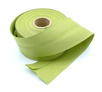 Craft Cult Extra Wide 60mm Plain Bias Binding Tape - 25 Metre Roll (60 - Olive Green)