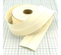 Craft Cult Extra Wide 60mm Plain Bias Binding Tape - 25 Metre Roll (61 - Cream)