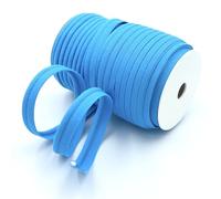 Craft Cult Medium 14mm Wide Plain Piping Bias Binding Piped Trim - 25 Metre Roll (116 - Turquoise)