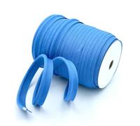 Craft Cult Medium 14mm Wide Plain Piping Bias Binding Piped Trim - 25 Metre Roll (43 - Delphinium Blue)