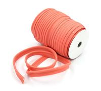 Craft Cult Medium 14mm Wide Plain Piping Bias Binding Piped Trim - 25 Metre Roll (83 - Coral)