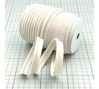 Craft Cult Medium 14mm Wide Plain Piping Bias Binding Piped Trim - 25 Metre Roll (90 - Oatmeal)