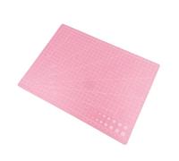 Craft Cutting Mat A3 A4 A5 Cutting Mat Cultural and Educational Tool Double-Sided Pad Art Engraving Board for DIY Handmade Craft(Pink,A5 Small)