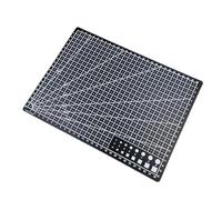 Craft Cutting Mat A3 A4 A5 Cutting Mat Cultural and Educational Tool Double-Sided Pad Art Engraving Board for DIY Handmade Craft(Black,A5 Small)