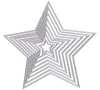 Craft Dies, 2025 Upgraded Five-Pointed Star Cutting Dies, Geometric Set Cutting Dies Cutting Embossing Stencils for Scrapbooking Album Cards Crafts