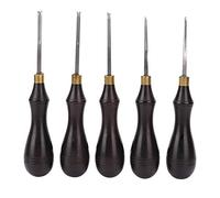 Craft Edge Beveler Leathercraft Edge Beveler Wood Handle Craft Tool Cutting Beveling Leather Skiver Tool for DIY Leather Craft(1 3mm)