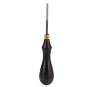 Craft Edge Beveler Leathercraft Edge Beveler Wood Handle Craft Tool Cutting Beveling Leather Skiver Tool for DIY Leather Craft(0 7mm)
