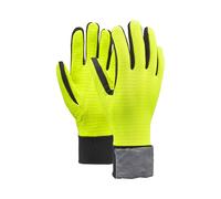 Craft Essence Hybrid Running gloves Unisex - neon yellow, silver, Size L