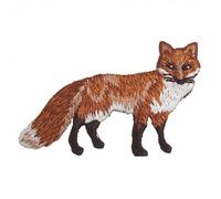 Craft Factory Iron or Sew On Fabric Motif Applique Fox - each