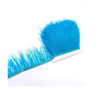 Craft Feathers 1Yard Feathers Trim Fringes for Sewing On Clothes Wedding Party Dress DIY Decoration Needlework Craft Accessories Plumes(Color 8)