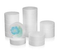 Craft Foam Circles, 18pcs Round Craft Foam Blocks, Blank Thick Circles White Polystyrene Handcraft Disc for DIY Decoration Projects Cake Model Flower Arranging 2.95X2.95X0.98in