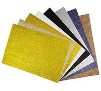 Craft Foam Sheets - 8X A4 Sheets - Assorted Glitter Glam Colours