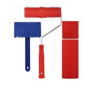 Craft Friendly Rubber Texture Roller Produced Natural Wood Pattern Wall Painting Tool For Home Renovations Projects Rubber Wood Grains Roller