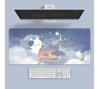 Craft，Gaming Mouse Pad XL(11.81 * 31.49 inch)，Extended Large Mouse Mat Desk Pad, Stitched Edges,Non-Slip Rubber Base，Keyboard Pad(80cm * 30cm) (Little Painter)