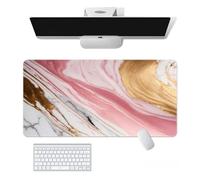Craft，Gaming Mouse Pad XL(11.81 * 31.49 inch)，Marble Extended Large Mouse Mat Desk Pad, Stitched Edges,Non-Slip Rubber Base，Keyboard Pad(80cm * 30cm) (2, 31.5" x 11.8")