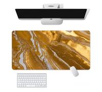 Craft，Gaming Mouse Pad XL(11.81 * 31.49 inch)，Marble Extended Large Mouse Mat Desk Pad, Stitched Edges,Non-Slip Rubber Base，Keyboard Pad(80cm * 30cm) (13, 31.5" x 11.8")