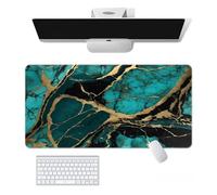 Craft，Gaming Mouse Pad XL(11.81 * 31.49 inch)，Marble Extended Large Mouse Mat Desk Pad, Stitched Edges,Non-Slip Rubber Base，Keyboard Pad(80cm * 30cm) (30, 31.5" x 11.8")