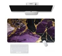 Craft，Gaming Mouse Pad XL(11.81 * 31.49 inch)，Marble Extended Large Mouse Mat Desk Pad, Stitched Edges,Non-Slip Rubber Base，Keyboard Pad(80cm * 30cm) (25, 31.5" x 11.8")