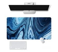 Craft，Gaming Mouse Pad XL(11.81 * 31.49 inch)，Marble Extended Large Mouse Mat Desk Pad, Stitched Edges,Non-Slip Rubber Base，Keyboard Pad(80cm * 30cm) (7, 31.5" x 11.8")