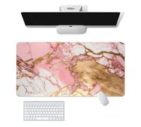 Craft，Gaming Mouse Pad XL(11.81 * 31.49 inch)，Marble Extended Large Mouse Mat Desk Pad, Stitched Edges,Non-Slip Rubber Base，Keyboard Pad(80cm * 30cm) (33, 31.5" x 11.8")