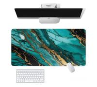 Craft，Gaming Mouse Pad XL(11.81 * 31.49 inch)，Marble Extended Large Mouse Mat Desk Pad, Stitched Edges,Non-Slip Rubber Base，Keyboard Pad(80cm * 30cm) (20, 31.5" x 11.8")