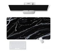 Craft，Gaming Mouse Pad XL(11.81 * 31.49 inch)，Marble Extended Large Mouse Mat Desk Pad, Stitched Edges,Non-Slip Rubber Base，Keyboard Pad(80cm * 30cm) (9, 31.5" x 11.8")