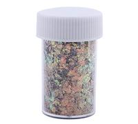 Craft Glitter Set 8 Colors Resin Cup Rainbow Film Suitable for Body Face Nail Art Color Powder for Resin