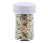 Craft Glitter Set 8 Colors Resin Cup Rainbow Film Suitable for Body Face Nail Art Color Powder for Resin